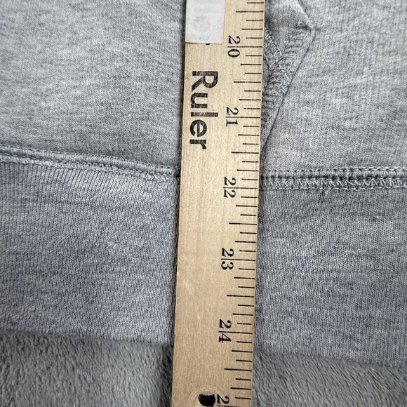 Polo Ralph Lauren Hoodie Women Large Gray Polo Sport Full Zip Fleece Logo RL Y2K - Picture 14 of 16